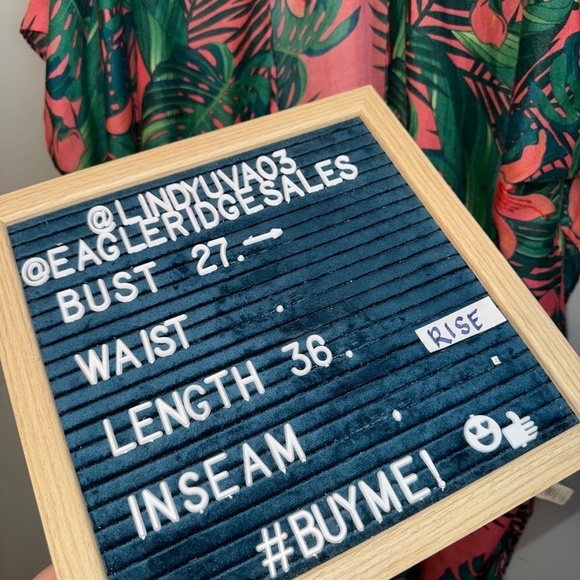 EUC Anthropologie Do Everything In Love Coral Palm Kimono Duster OSFM - Picture 6 of 7